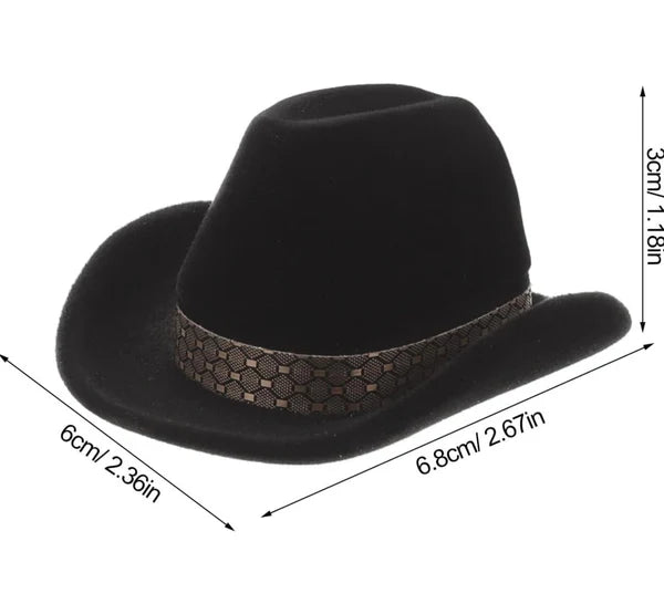 Silver Haven's Cowboy Hat Necklace Box