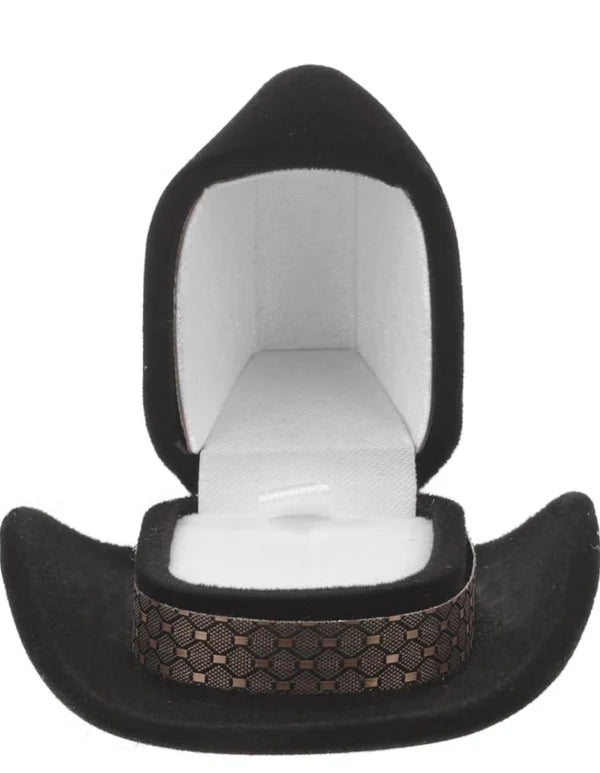 Silver Haven's Cowboy Hat Necklace Box