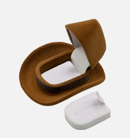 Silver Haven's Cowboy Hat Necklace Box